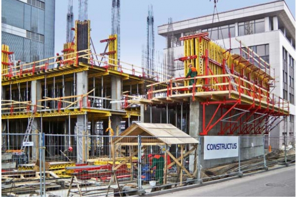 Sieniniai klojiniai PERI VARIO užtikrina aukštos kokybės betono paviršių